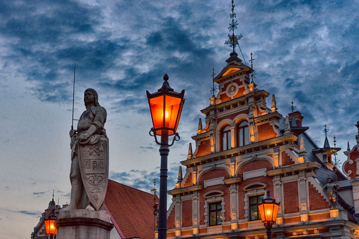 Dämmerung in Riga