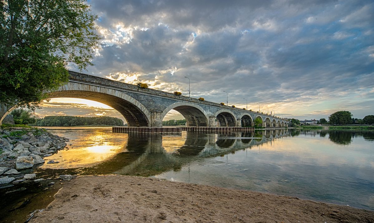 Shot at the Loire River near Les Ponts de Cés, France. Five exposures were merged.