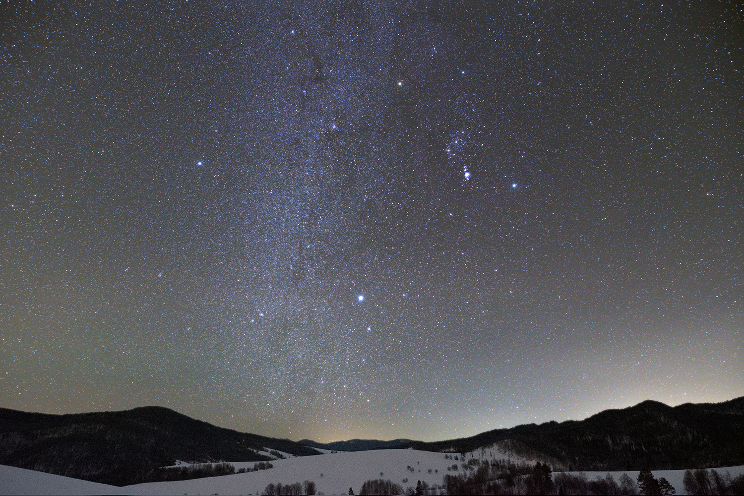 Orion nad Bieszczadami 