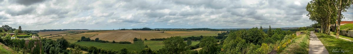 Depuis les remparts, Montreuil-sur-Mer