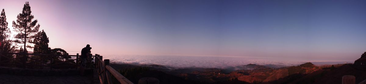 mar de nubes desde Gran Canaria